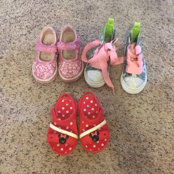 Shoes Used Little Girls Shoes Size 6 Three Pairs Poshmark